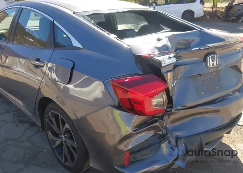 2020 Honda Civic Sport from USA, damaged, VIN 2HGFC2F87LH505108